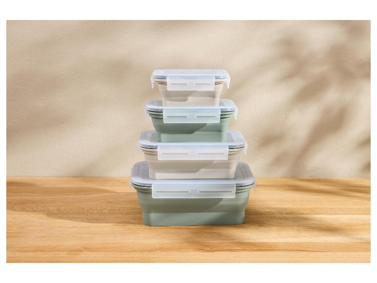 Opvouwbare vershoudbakjes of lunchbox