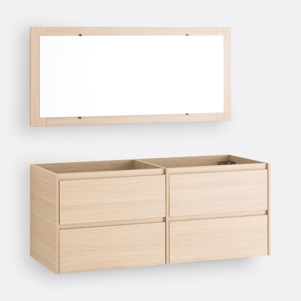 LA REDOUTE INTERIEURS<br>Móvel de parede para lavatório + espelho L120cm, Nirio