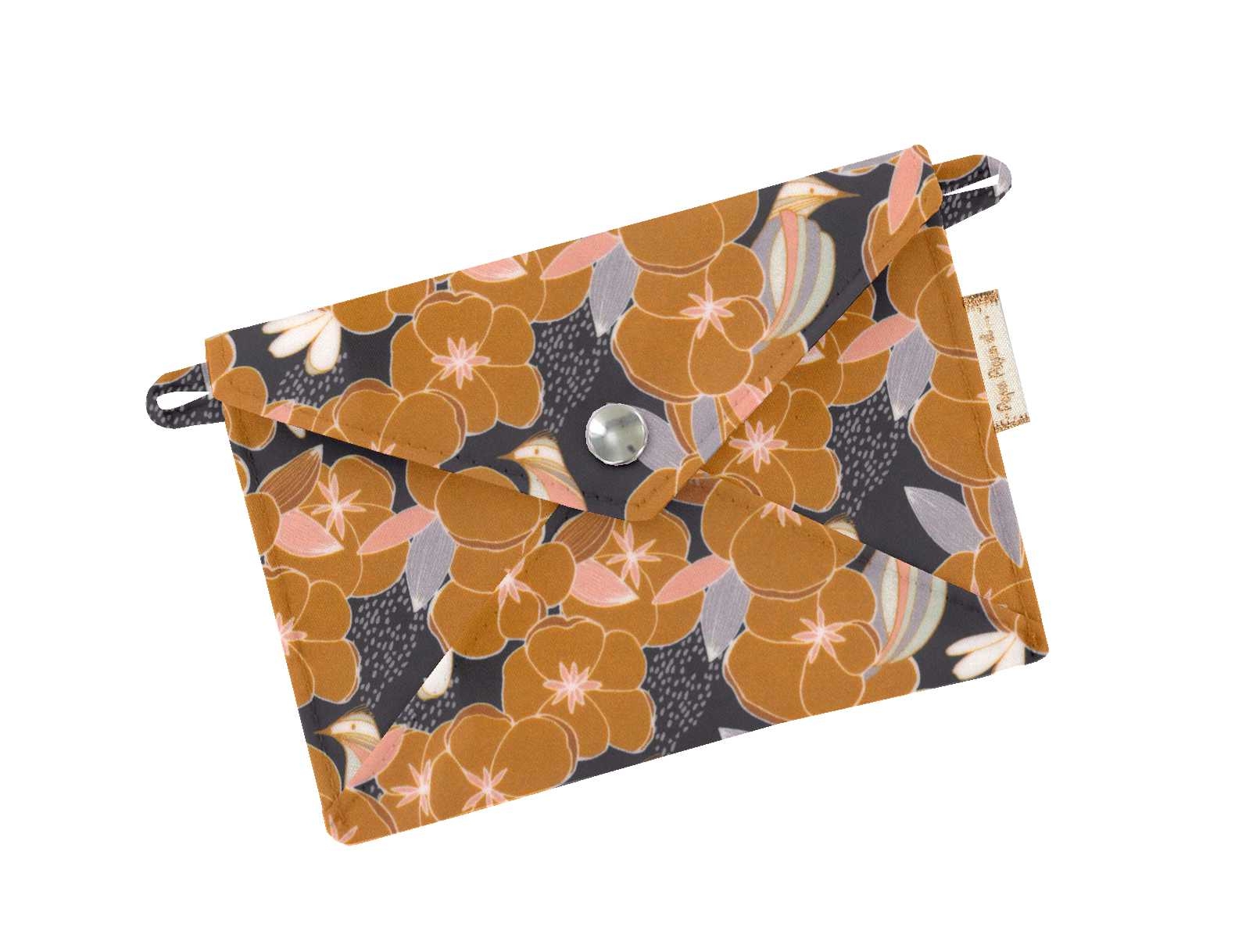 Petite Pochette Enveloppe Coton D'or
