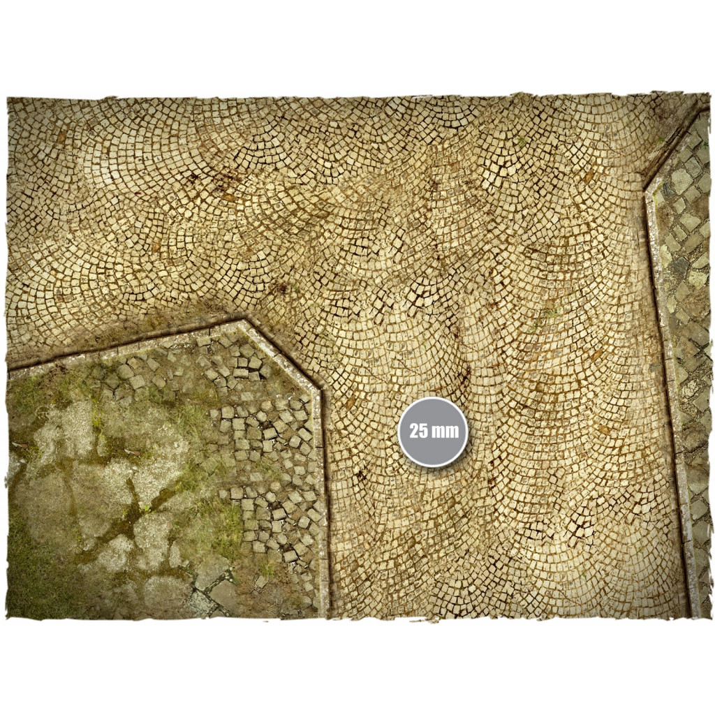 Terrain Mat Cloth - Cobblestone Streets V2 - 120x180
