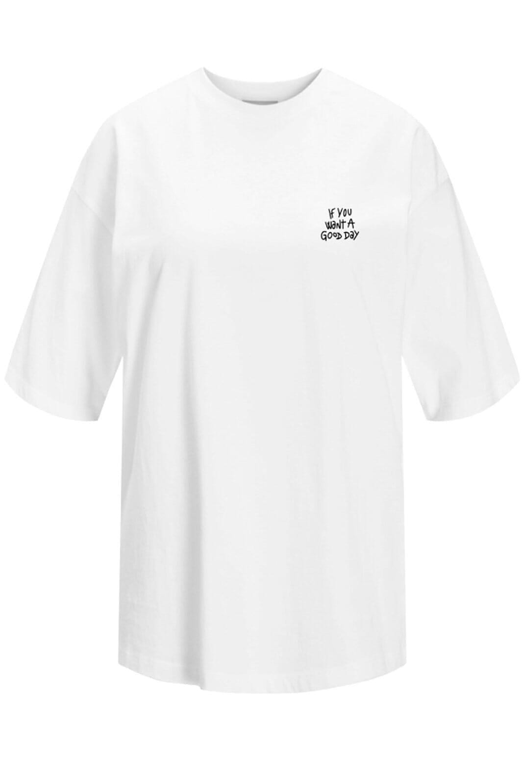 Jjxx Jxmillow Loose Ss Tee 4806910 bright white its a good day