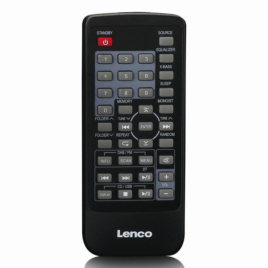 Lenco SCD-720SI radio Draagbaar Digitaal Zwart, Zilver