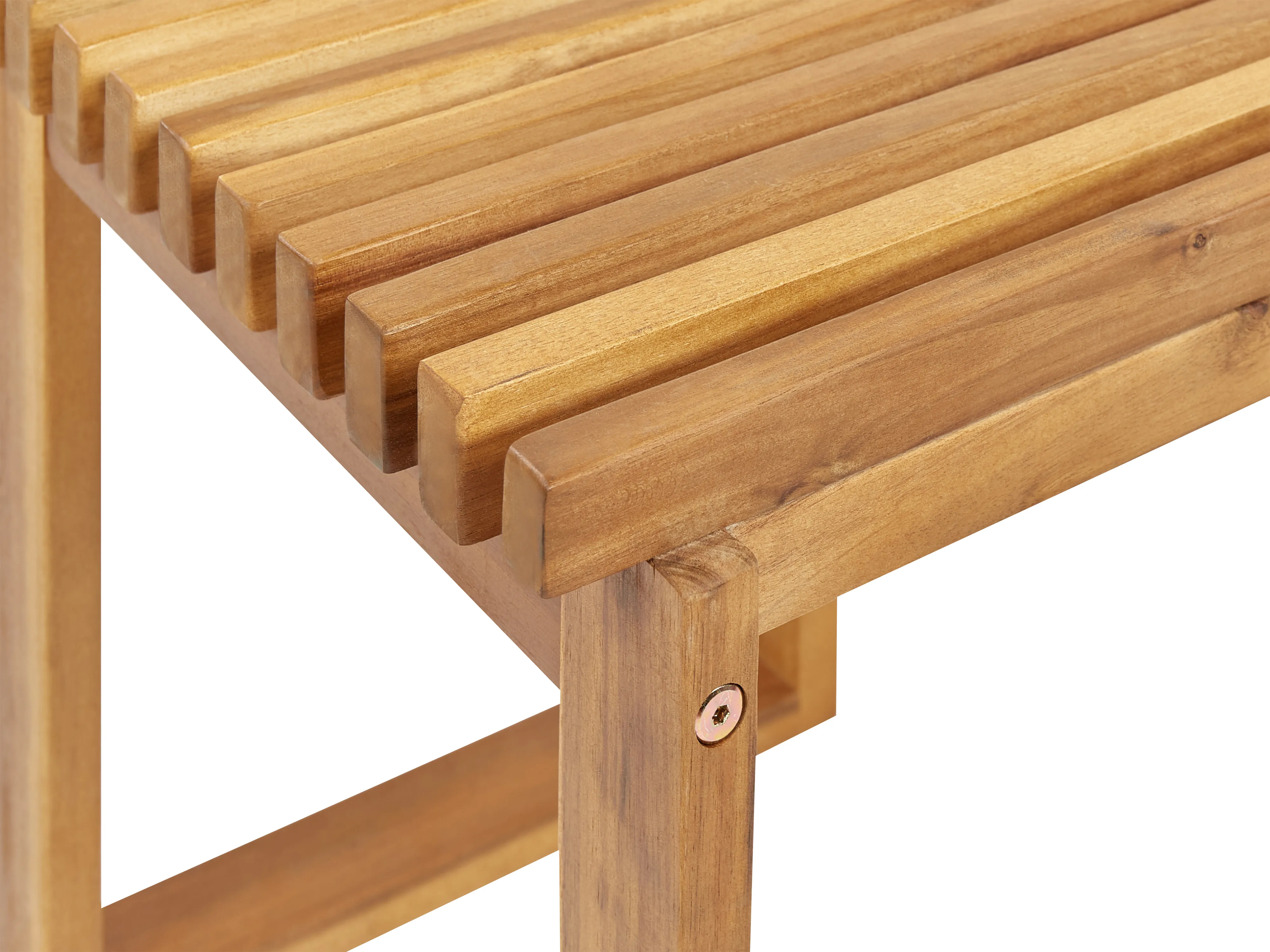 Tuin bijzettafel BELLANO 35 cm 40 cm Acaciahout Bruin