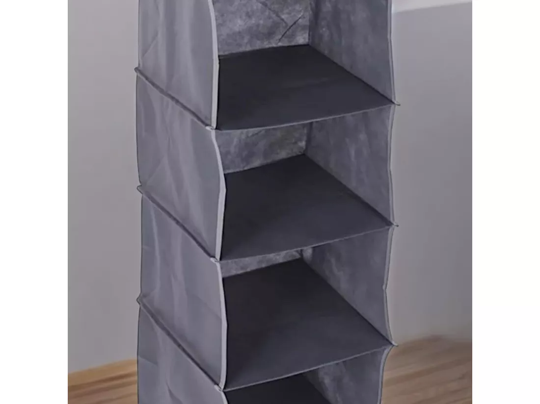 Organisateur de pulls suspendus Well Home avec 6 étagères et design moderne