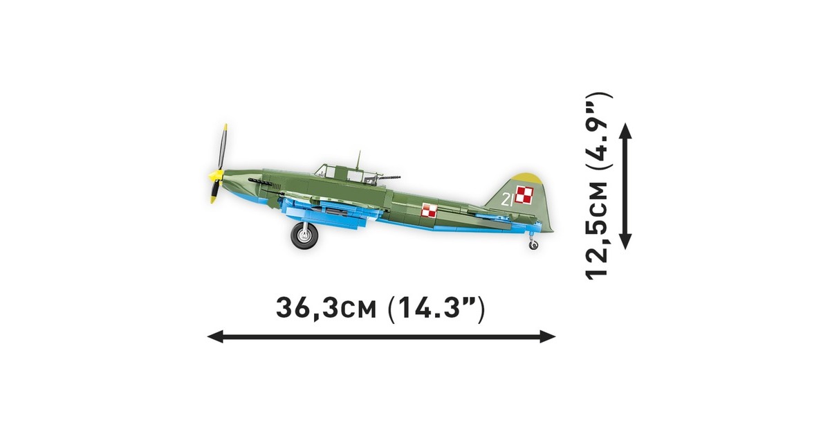 COBIHistorical Collection - IL-2M3 Shturmovik Constructiespeelgoed  (Schaal 1:32)