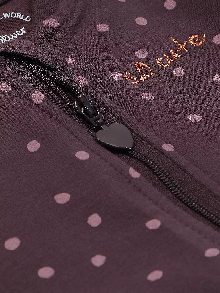 S.OLIVER Baby Sweatjacke lila