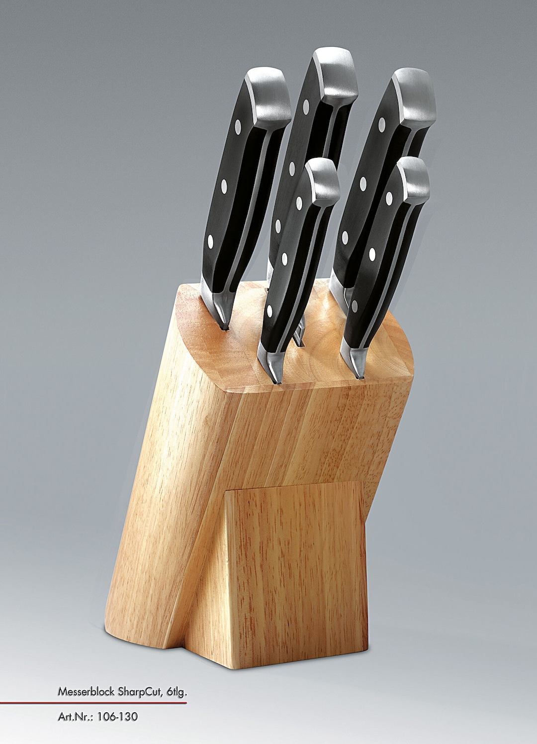 JUSTINUS Messerblock SHARP CUT 6-teilig