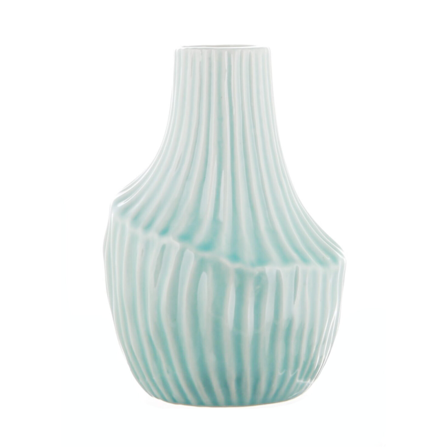 Form Vase blau