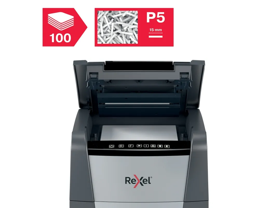 Makulator Rexel Optimum AutoFeed  100M mikromakulering 2x15 mm (P-5)