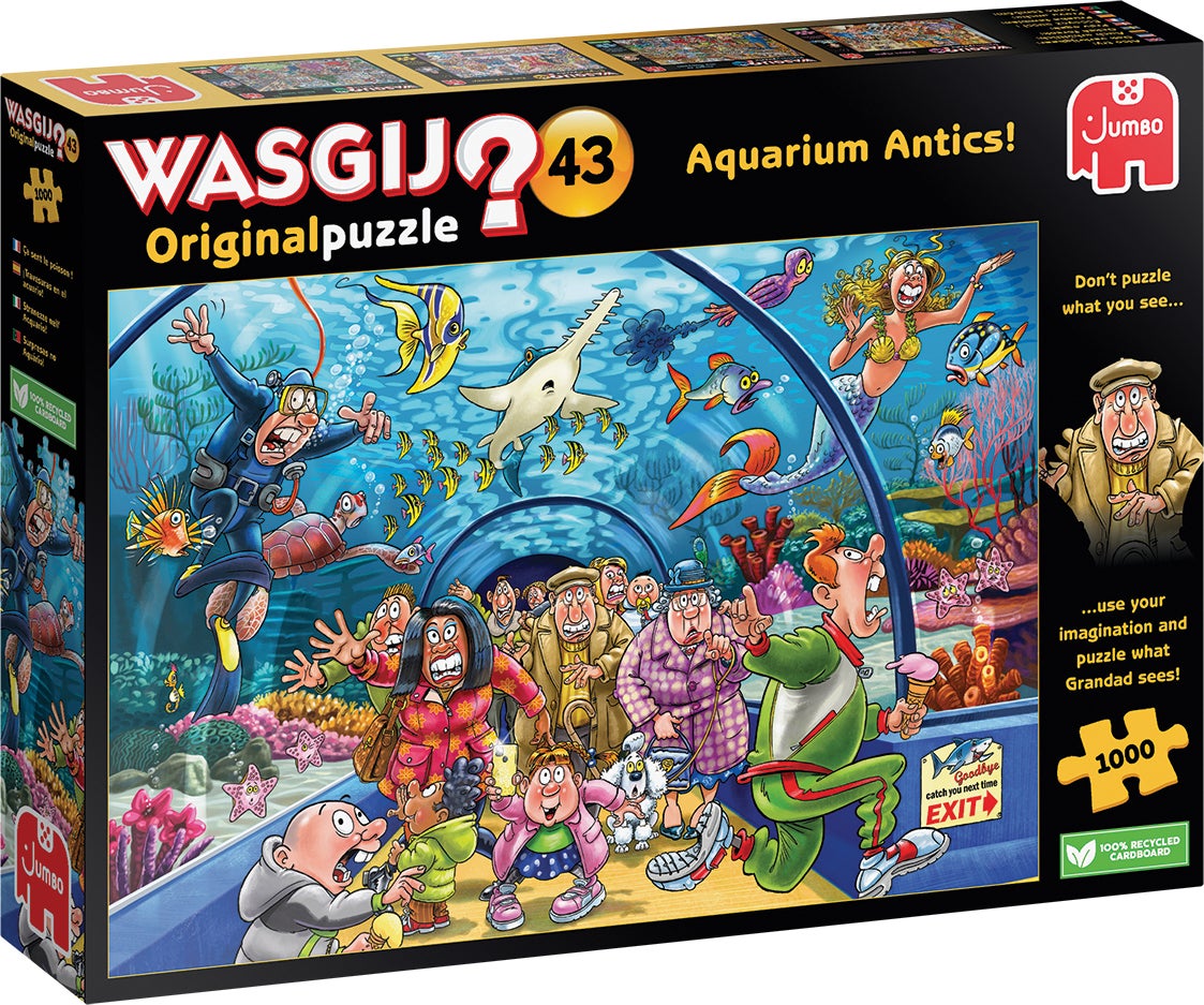 Jumbo puzzel Wasgij Original aqua antics 68 x 49 cm 1000 stukjes
