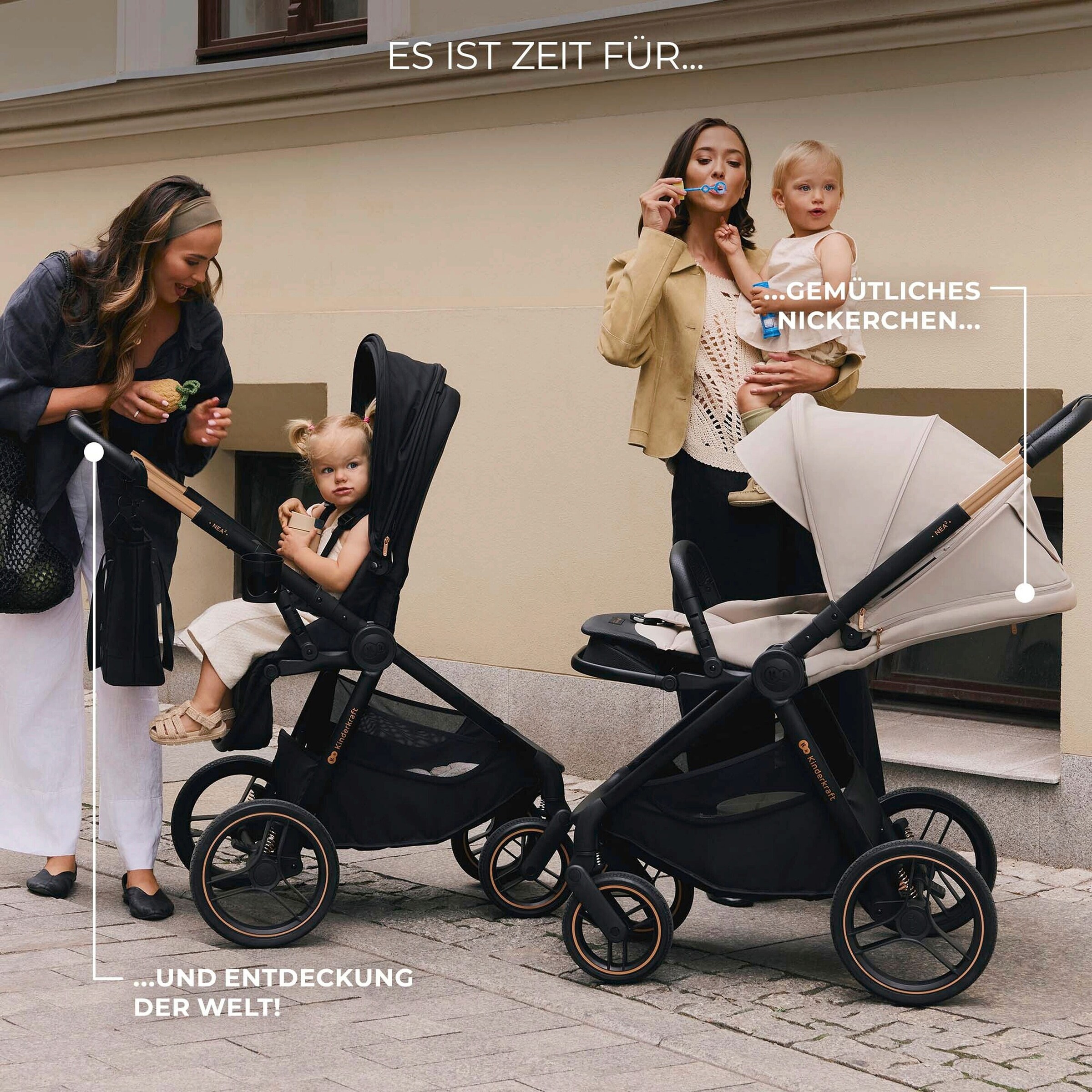 Kinderkraft Kombikinderwagen NEA 2.0 soft beige