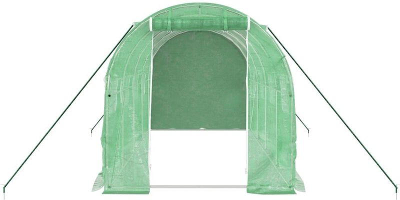 Tuinkas - Ruime Broeikas - Polyetheen - Staal - UV-Bestendig