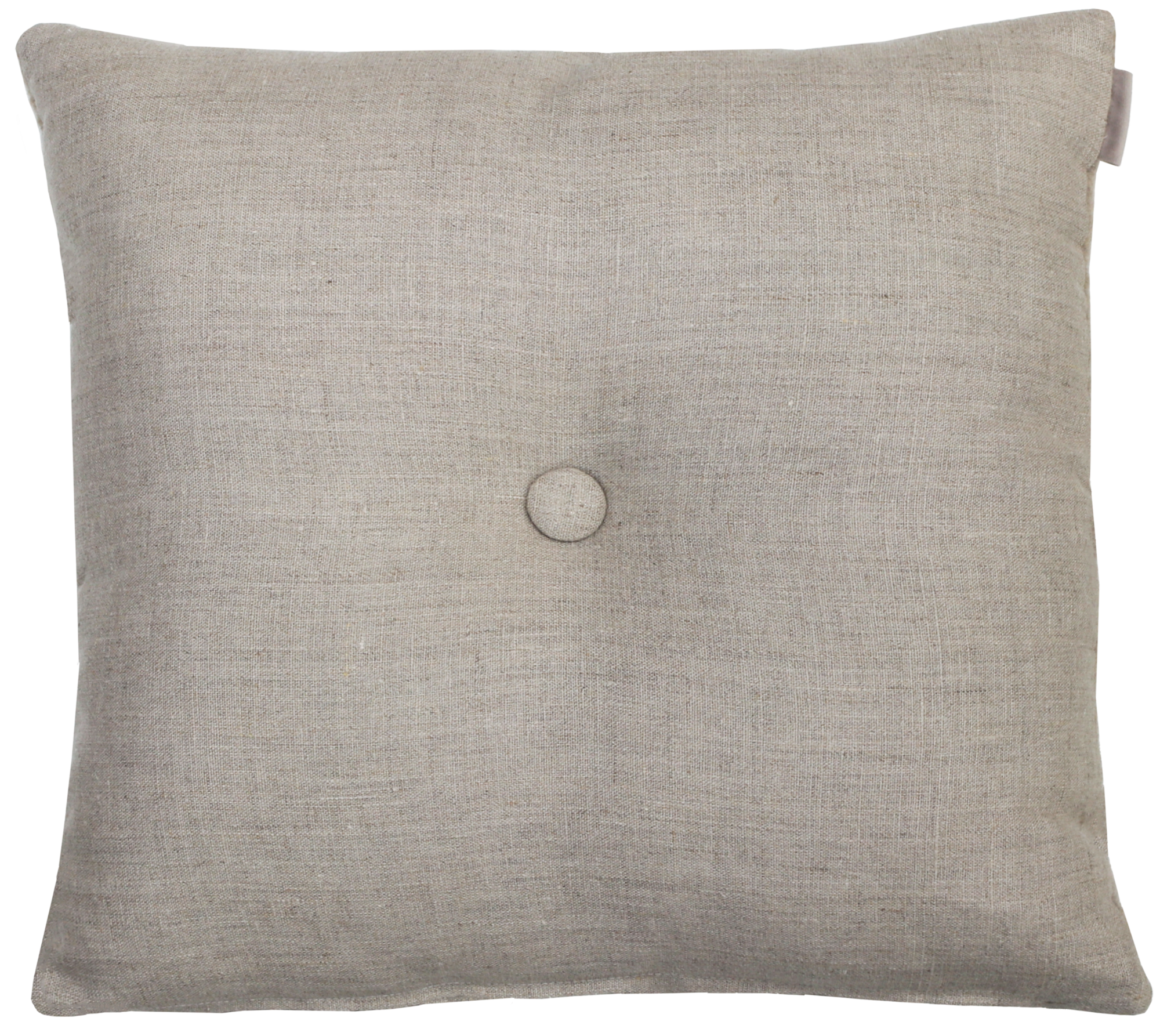 kussen linnen wol knoop rechthoek 47x47cm