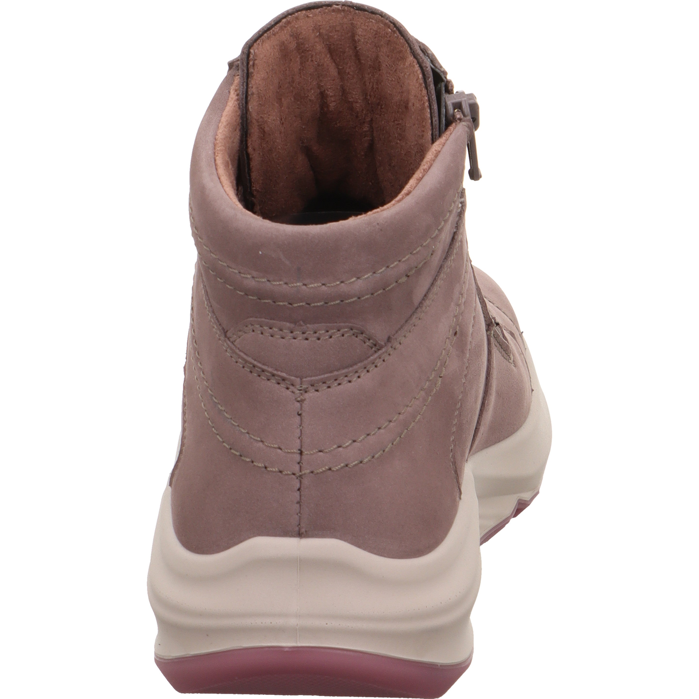 legero BLISS Damen  Sneaker high mit Reißverschluss - Farbe: Dark Clay - Größe: 4.5
