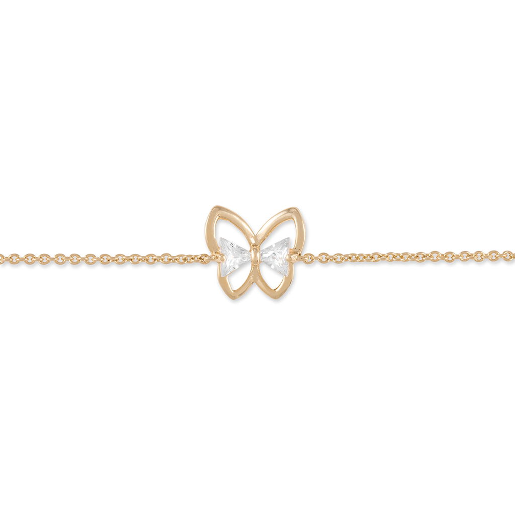 Bracelet Jelissa Plaqué Or Jaune Oxyde De Zirconium
