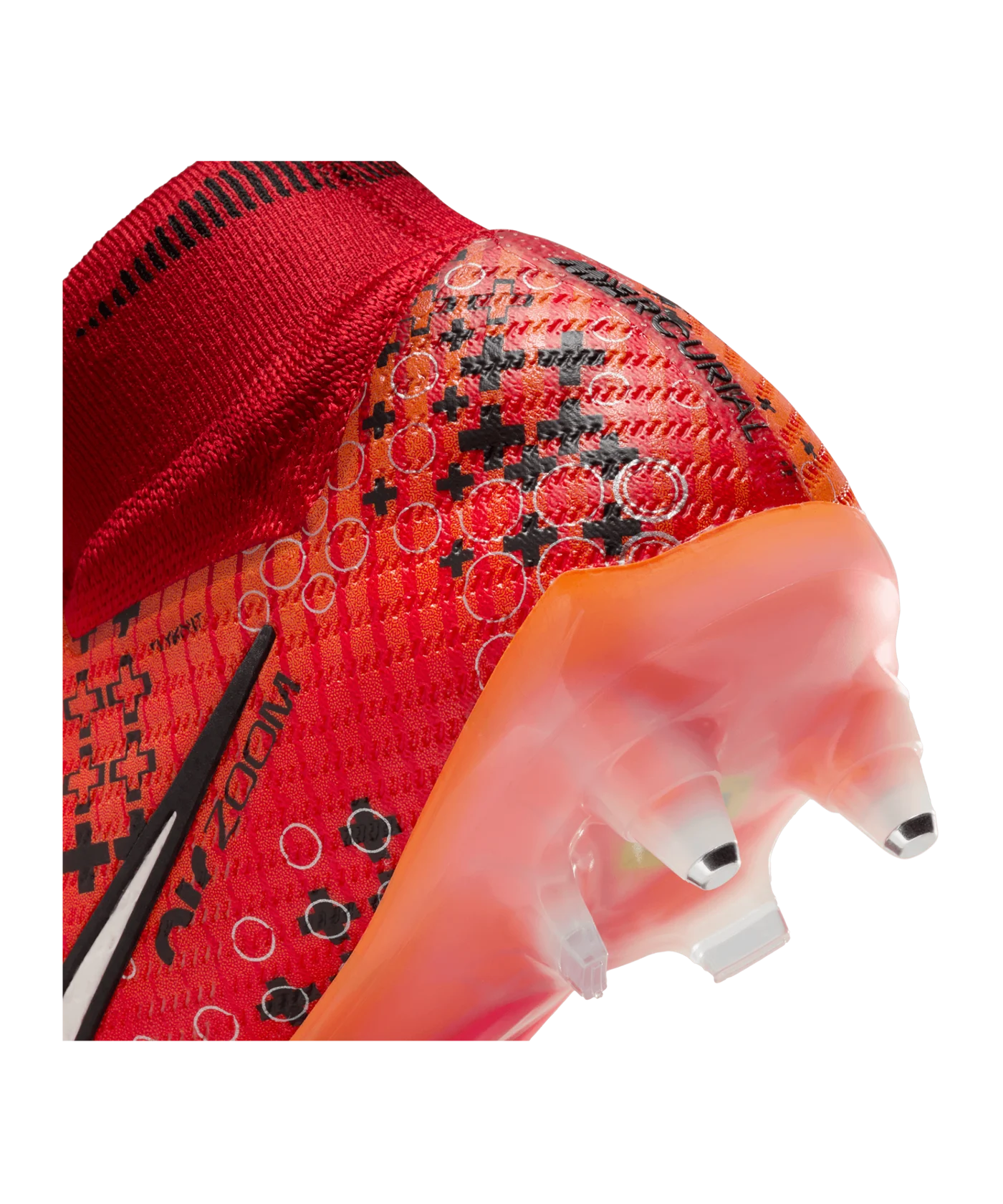 Nike Air Zoom Mercurial Superfly IX Elite SG-Pro AC Dream Speed 7 Rot Weiss Orange F600