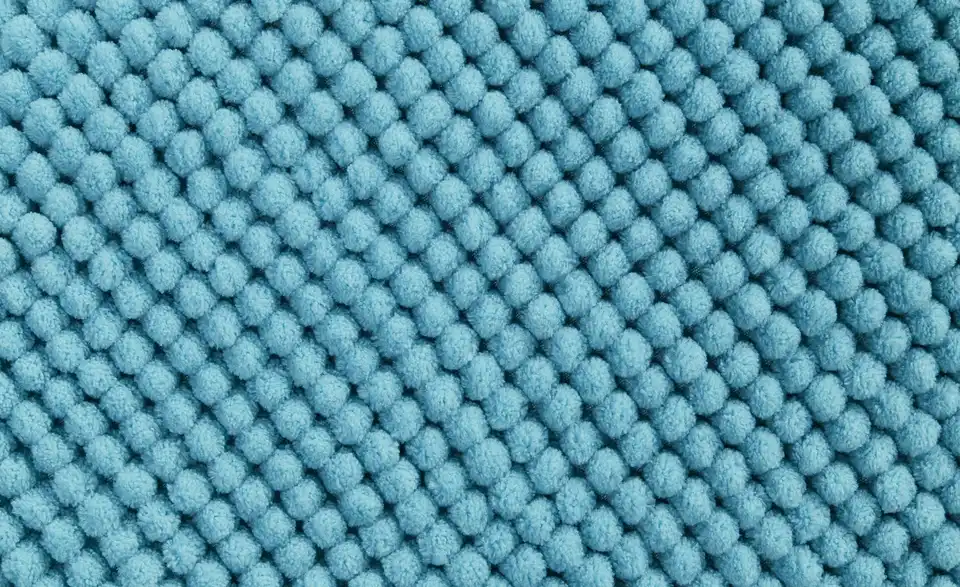 levelone Badematte Happy Türkis Ø 55 cm