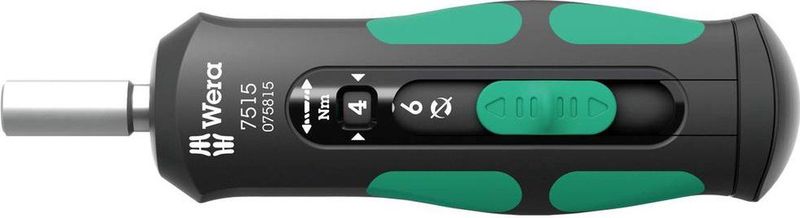Wera - 7515 Kraftform Safe-Torque Speed - Momentschroevendraaier - 2-6 Nm - 1/4