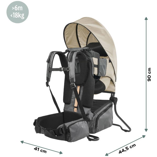BabymoovBabymoov   Kindertrage Moov and Hike inkl. Regenschutz