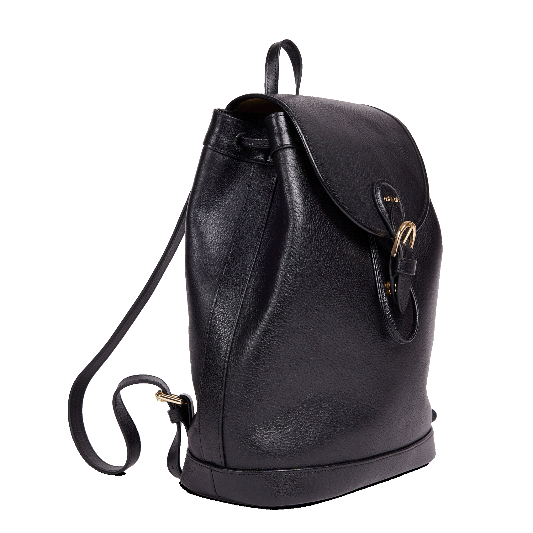 JUDE - Sac à dos en cuir | Noir