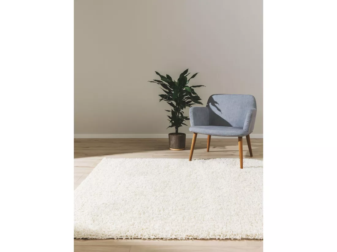 Tapis à poils longs Soho Crème 60x120 cm