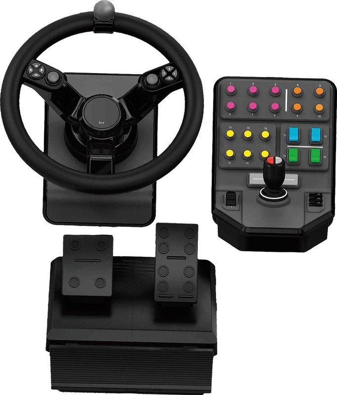 Saitek - Farm Sim Controller - Stuurwiel - 900 Graden - Met 24 Knoppen