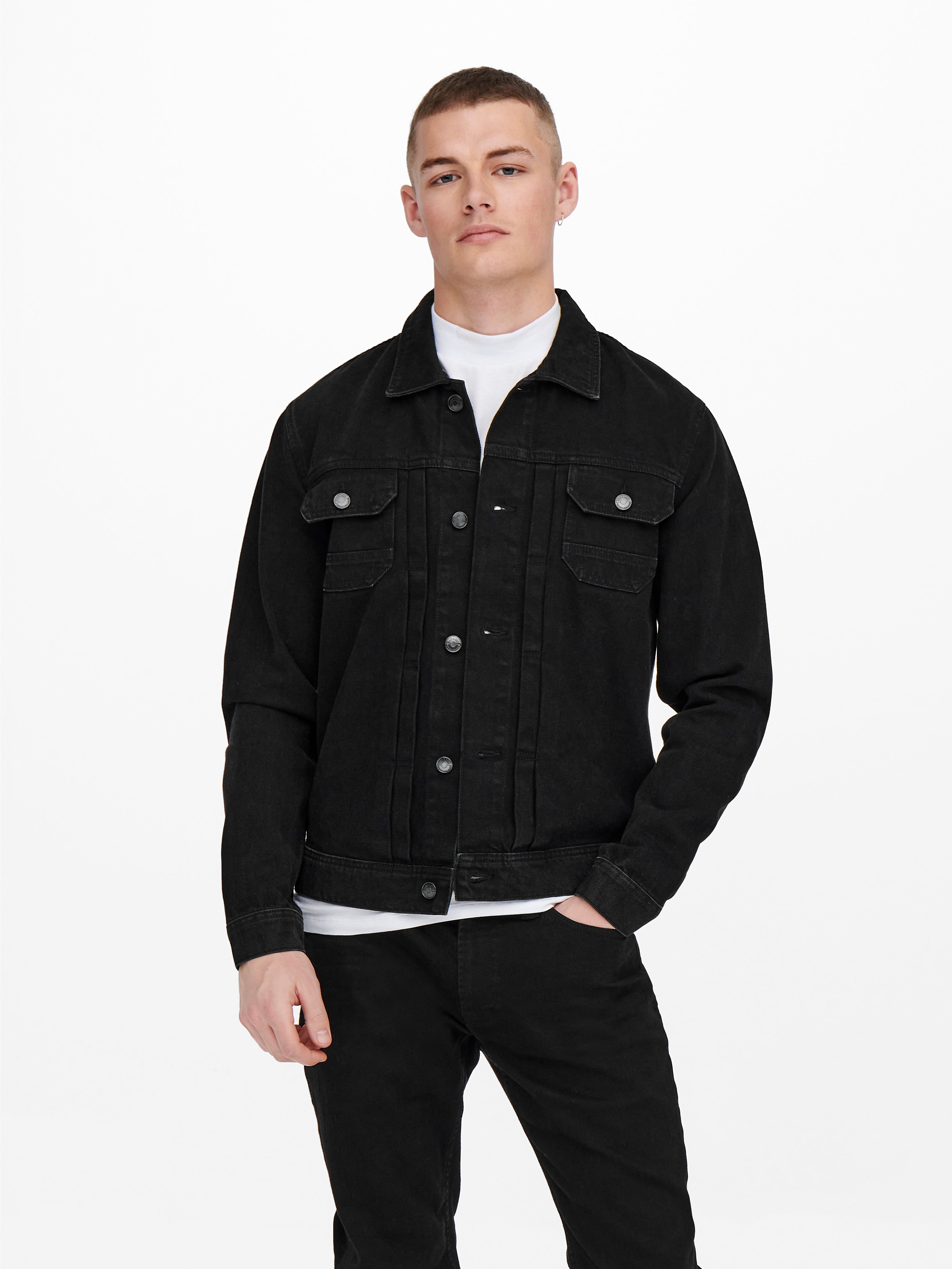 ONSDUKE Jeansjacke Black Denim