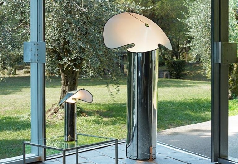 Flos Chiara tafellamp aluminium