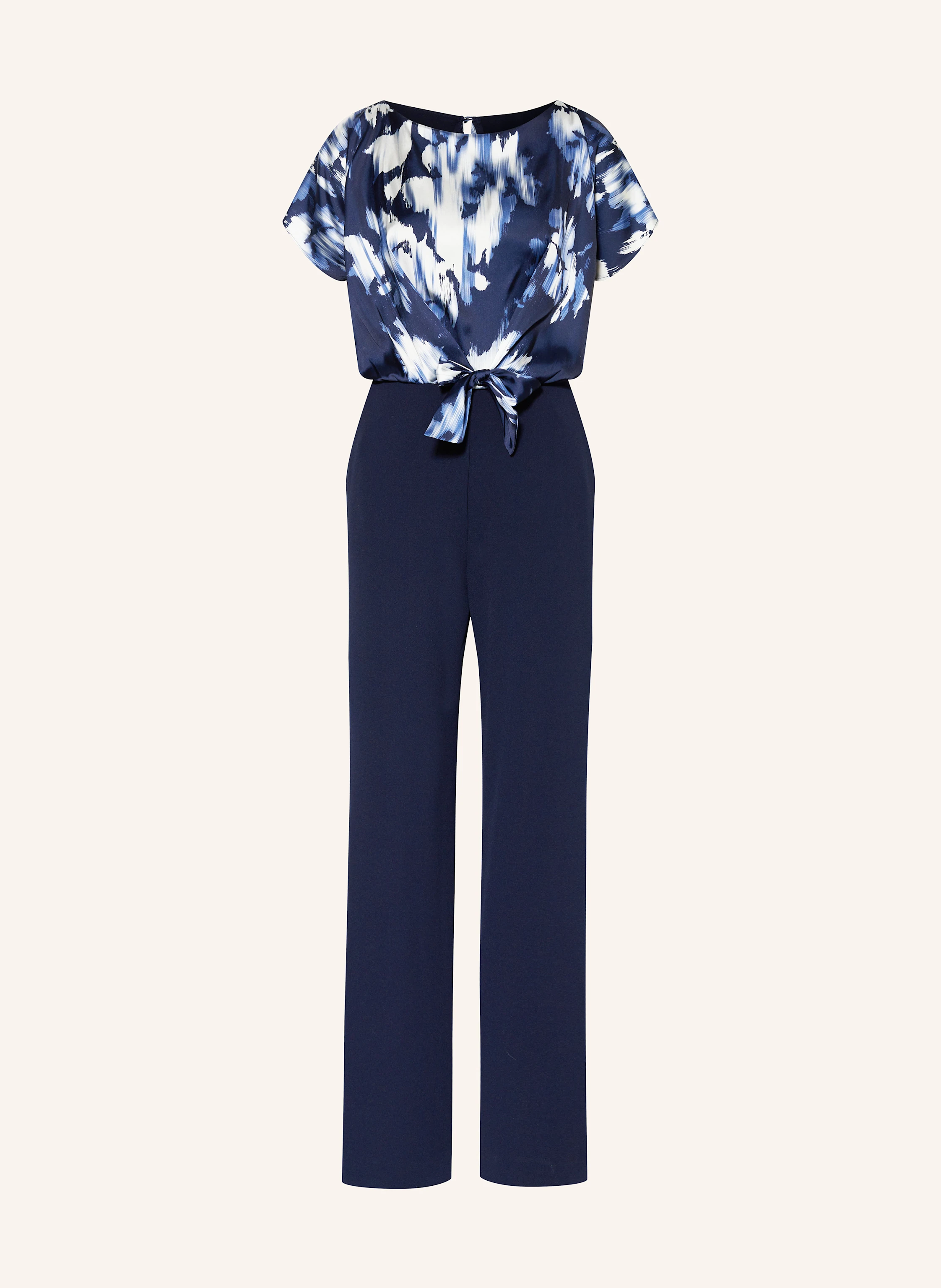 SWING Jumpsuit im Materialmix