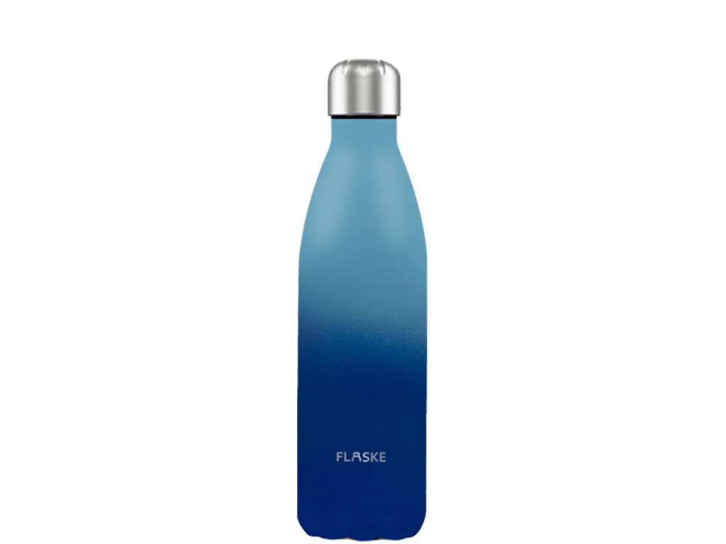 Flaske 750 ml  rvs drinkfles - gradient skye