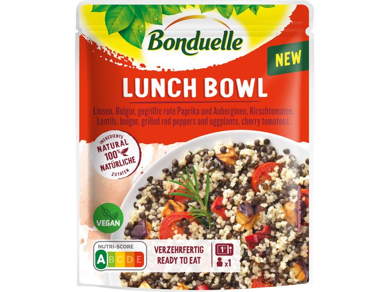 Bonduelle Fertiggericht Lunch Bowl Bulgur 250 g Verzehrfertige Mahlzeit aus Hülsenfrüchten, Getreide und Gemüse
