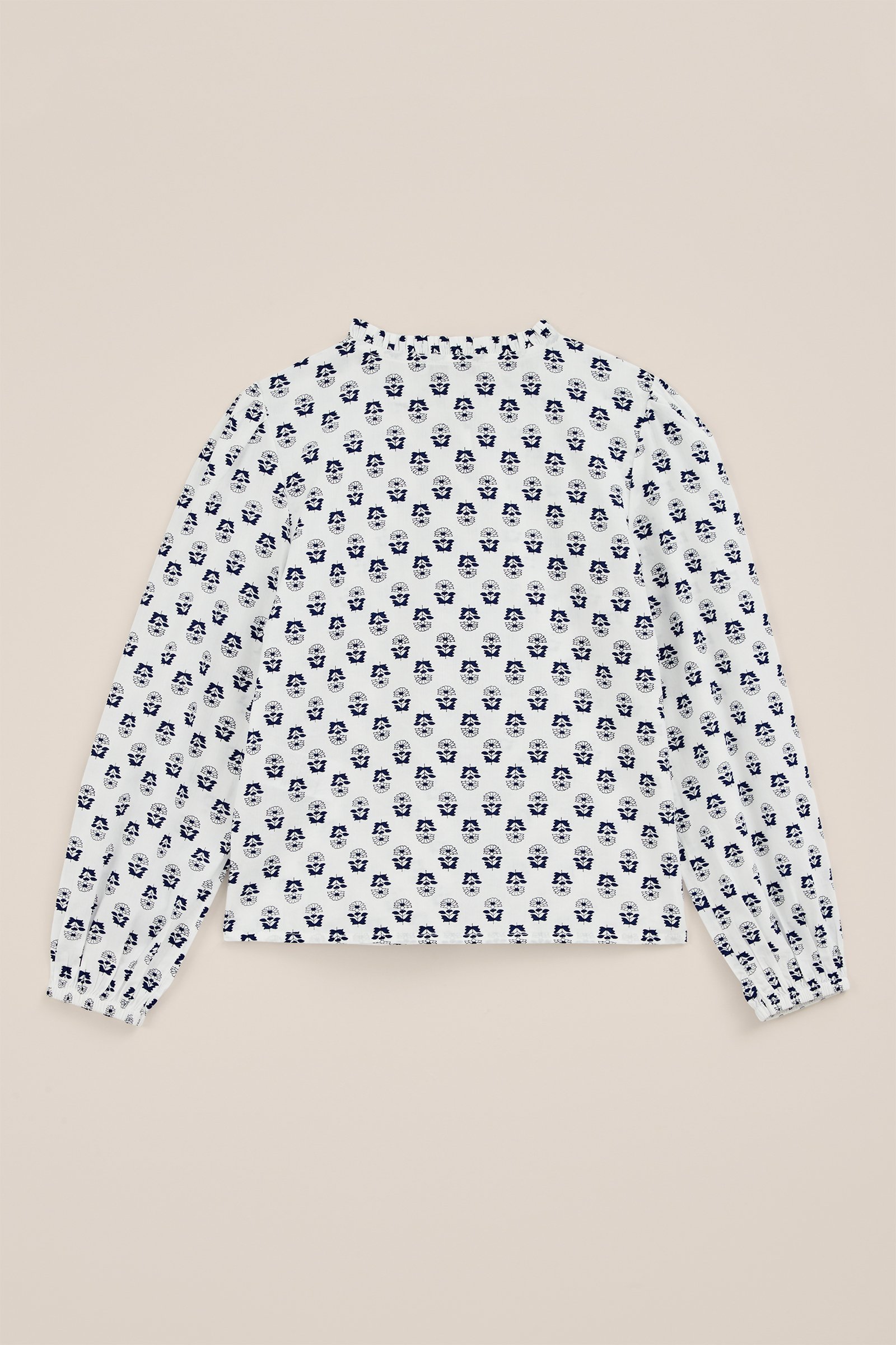 Meisjes blouse met dessin WE Fashion Donkerblauw