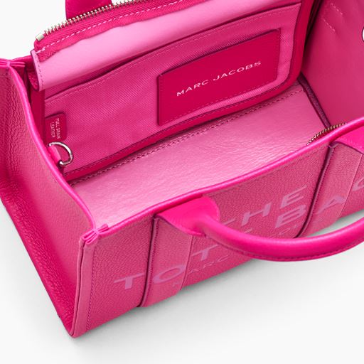 Marc Jacobs The Traveler Mini Tot Bag Håndtaske, Hot Pink