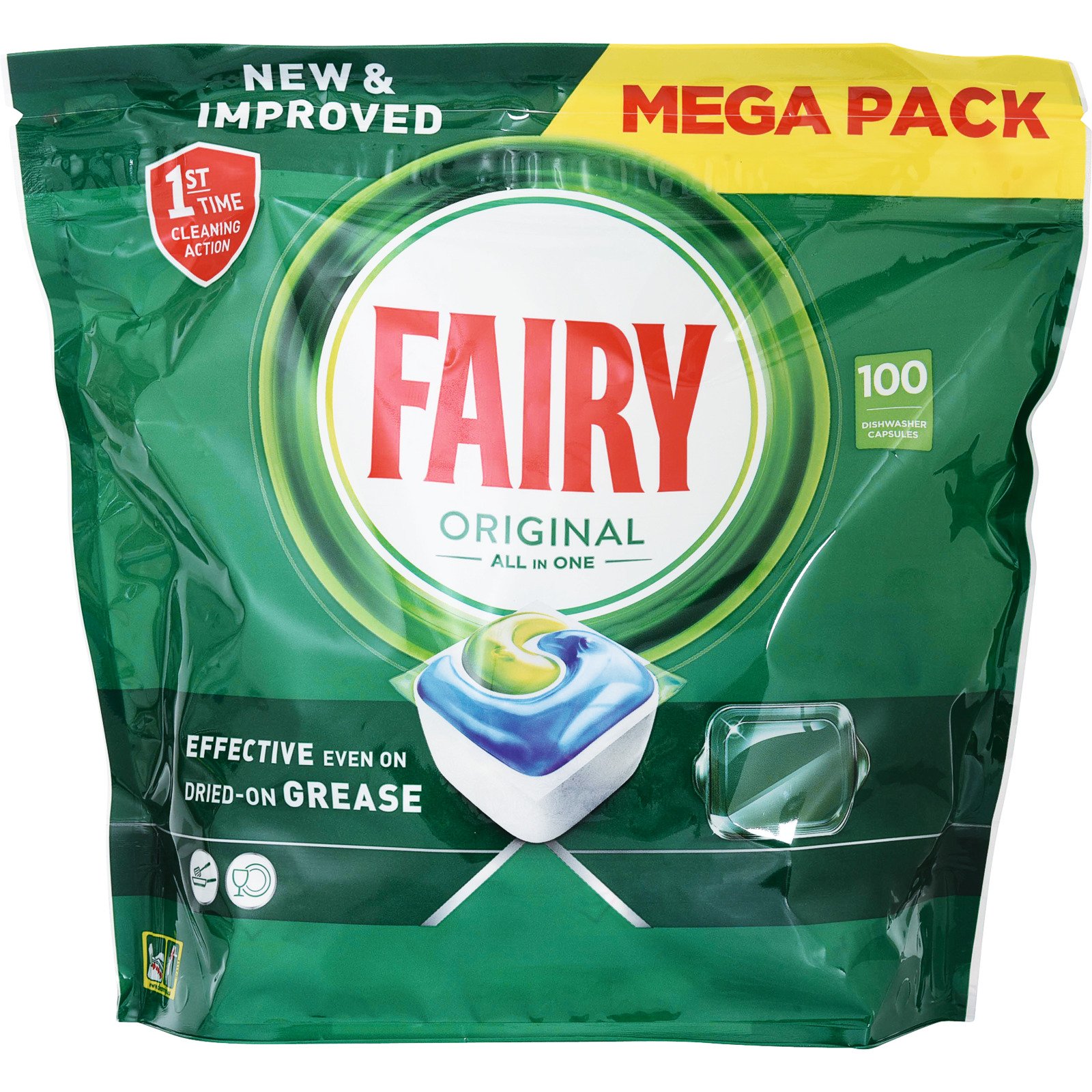 Fairy Original Spülmaschinentabs All in One Mega Pack 100 Tabs