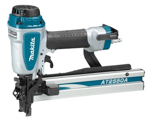 Makita AT2550A, 140 hæfteklammer, 5 cm, 2,5 cm, Sort, Blå, Sølv, 370 mm, 76 mm
