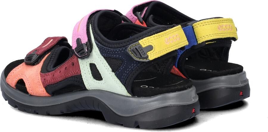 ECCO Offroad Sandalen zwart Textiel