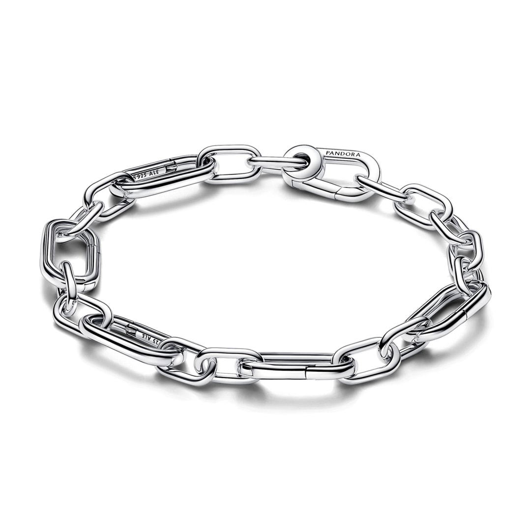 Pandora ME Fünf Aufklappbare Links Gliederarmband 925 Silber