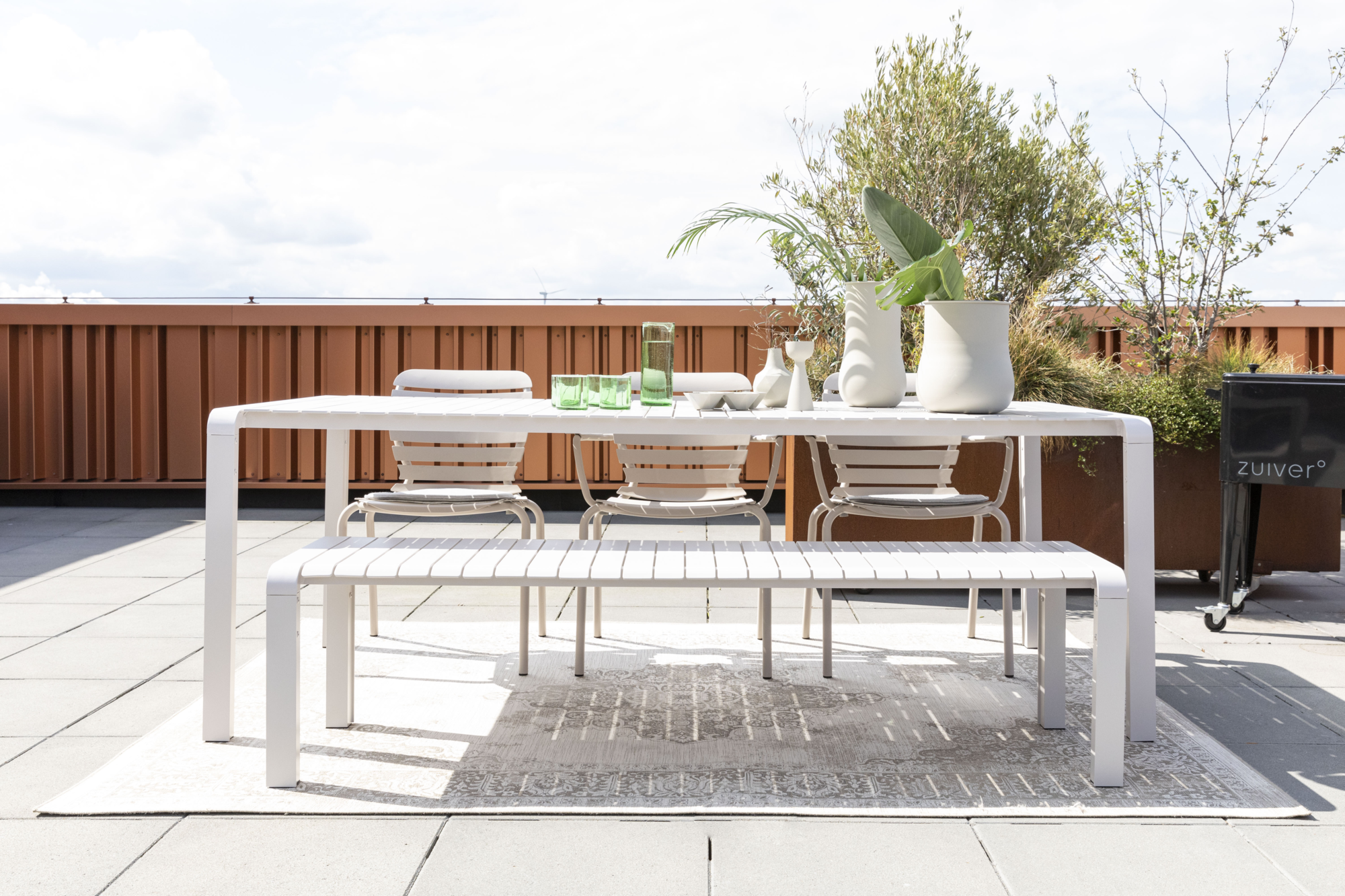 Zuiver tuintafel Vondel Zwart 168,5 cm