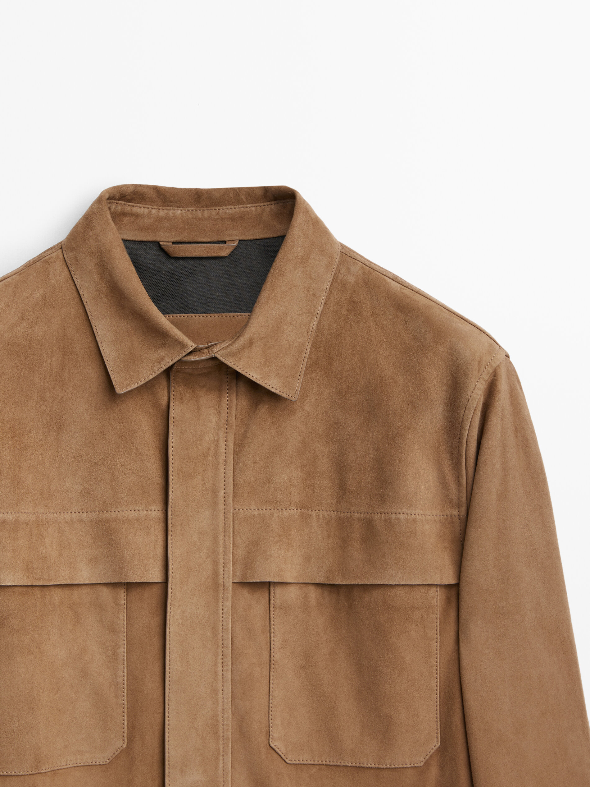 Sobrecamisa ante bolsillos - BEGE