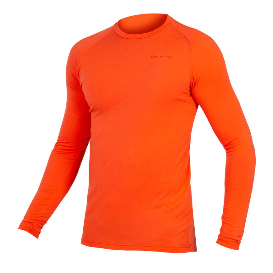 Endura BaaBaa Blend LS Baselayer Paprika Orange
