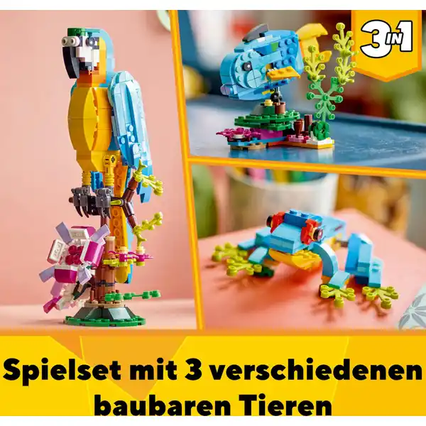 31136 Exotischer Papagei
