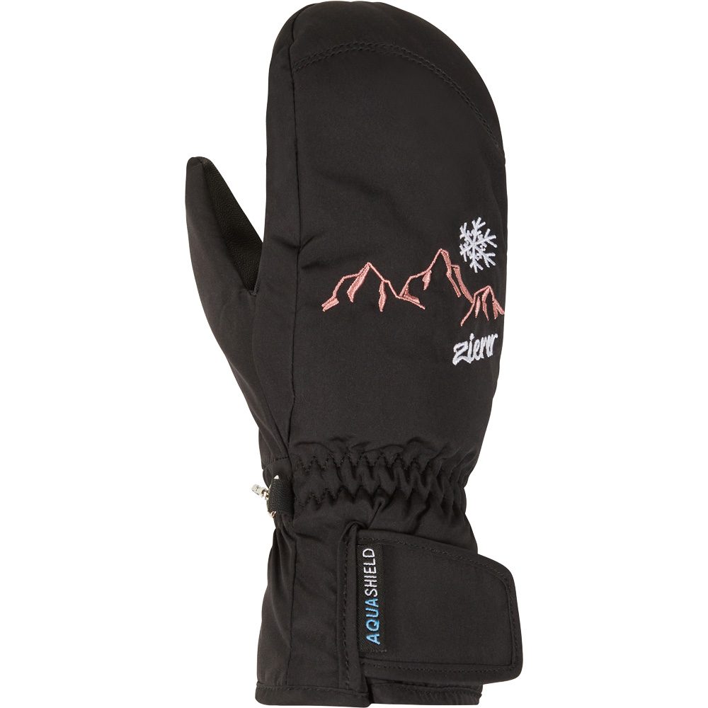 Ziener Laillani AS® Fäustlinge Mädchen schwarz