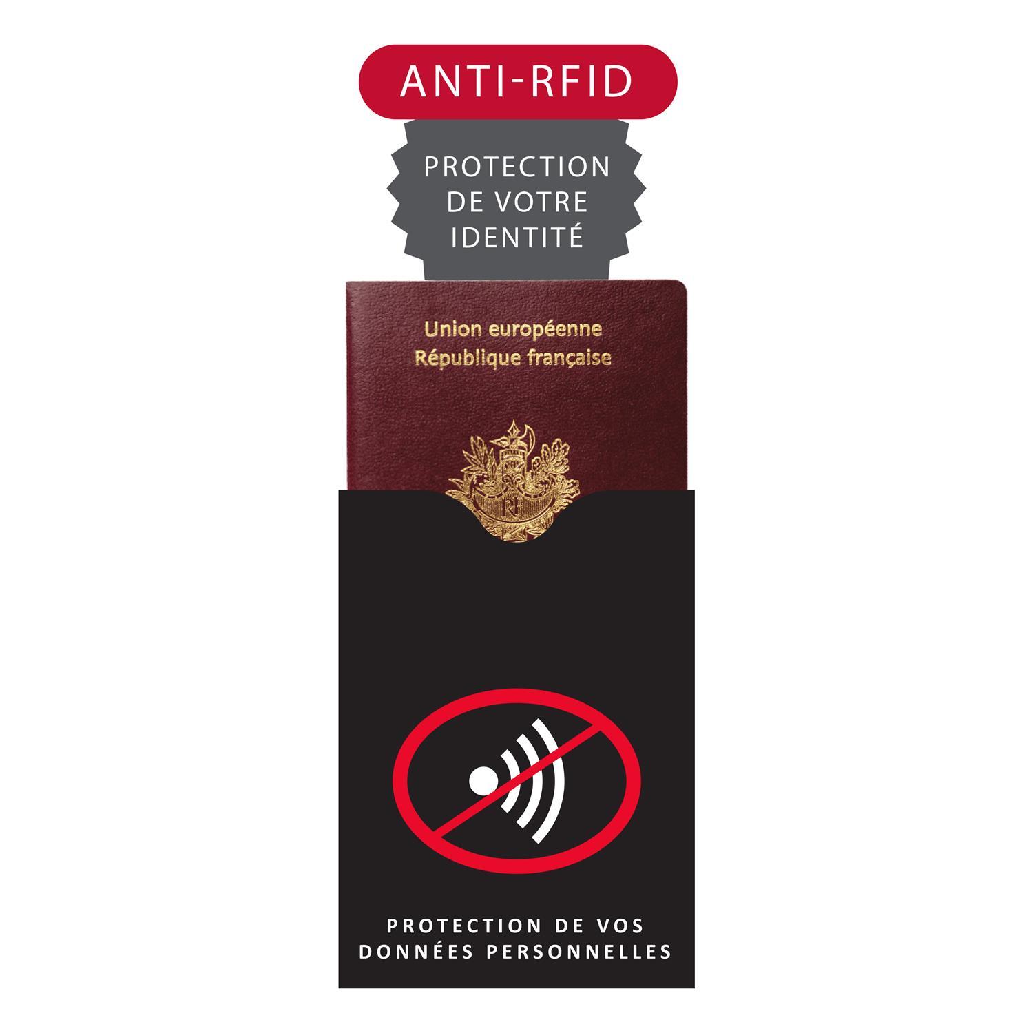 PROTEGE PASSEPORT RFID ANTI PIRATAGE
