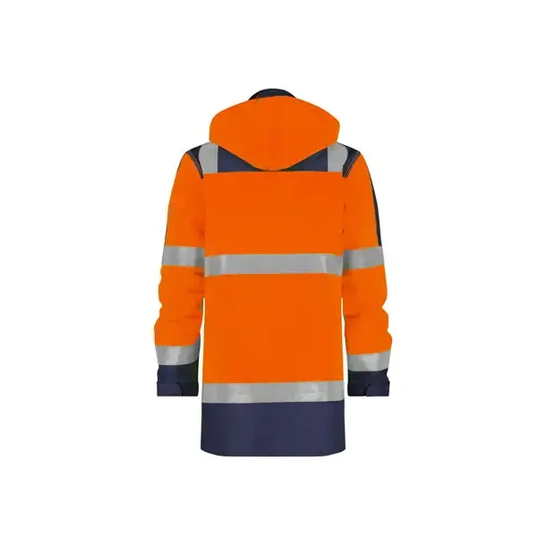 DASSY ® LIMASOL (500132) PARKA MED HØJ SYNLIGHED orange og blå