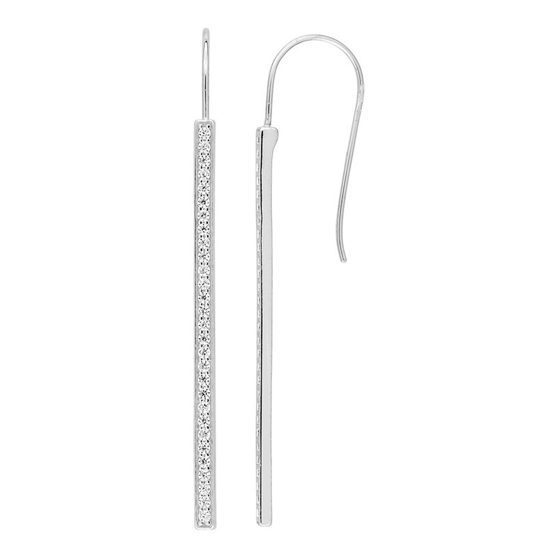 Boucles d'oreilles Femme - Oxyde de zirconium - Argent 925