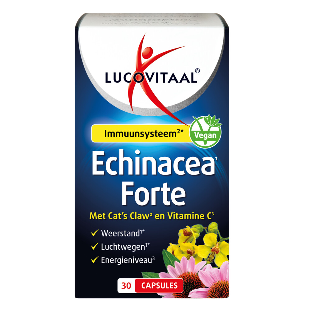 2x Lucovitaal Echinacea Forte Met Cat's Claw30 capsules