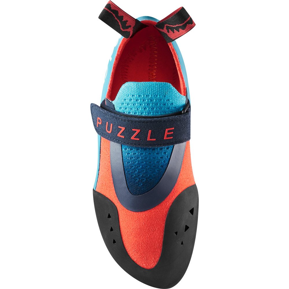 Red Chili Puzzle Kletterschuhe Kinder neon coral