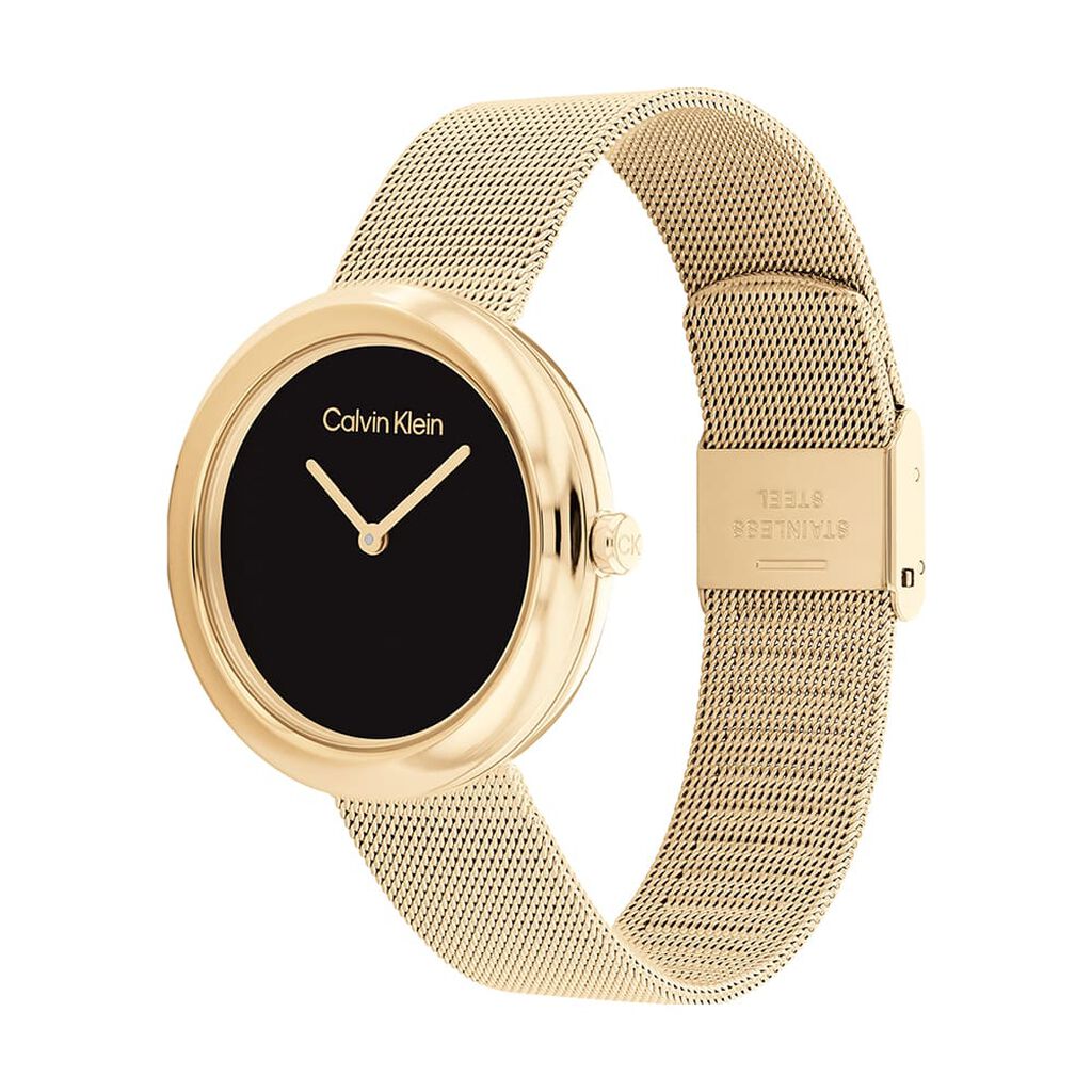 Montre Calvin Klein Twisted Bezel Noir