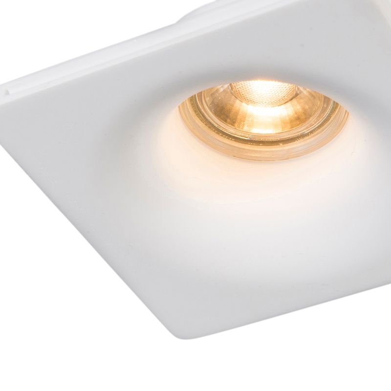 Smart inbouwspot wit 12 cm rond incl. Wifi GU10 50mm - Gypsy