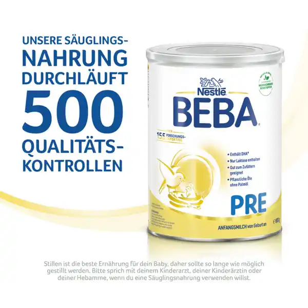 Pre Anfangsmilch von Geburt an